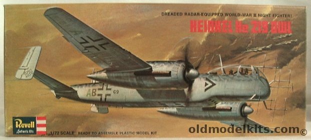 Revell 1/72 Heinkel He-219 Owl - Hans-Joachim Jabs / NJG-1, H112-100 plastic model kit